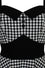 Hell Bunny Mel Knee Dress in Classic Black and White Gingham