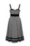 Hell Bunny Mel Knee Dress in Classic Black and White Gingham