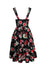 Hell Bunny Yuna Knee Dress with Oriental Inspired Print