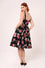 Hell Bunny Yuna Knee Dress with Oriental Inspired Print