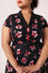 Hell Bunny Cherilyn 50's Knee Dress in Cherry Heart Print