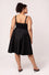 Hell Bunny Gracie 50's Midi Knee Dress in Classic Black with White Lace Trim -  PRE-ORDER estimated dispatch 6 Mar 2026