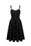 Hell Bunny Gracie 50's Midi Knee Dress in Classic Black with White Lace Trim -  PRE-ORDER estimated dispatch 6 Mar 2026
