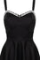 Hell Bunny Gracie 50's Midi Knee Dress in Classic Black with White Lace Trim -  PRE-ORDER estimated dispatch 6 Mar 2026