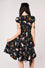 Hell Bunny Ghost Flower Knee Dress -  PRE-ORDER estimated dispatch 14 August 2026