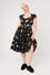 Hell Bunny Ghost Flower Knee Dress -  PRE-ORDER estimated dispatch 14 August 2026