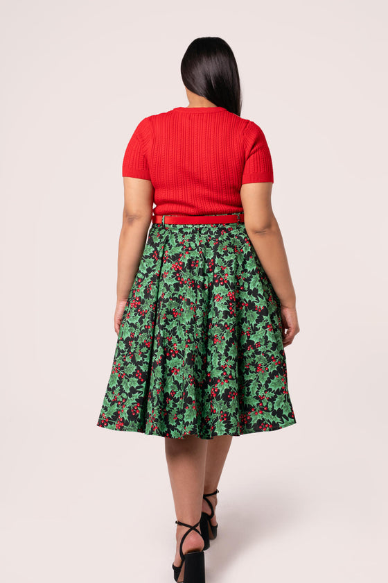 Hell Bunny Nicole 50s Skirt Christmas - Pre-order Estimated dispatch 29 August 2025
