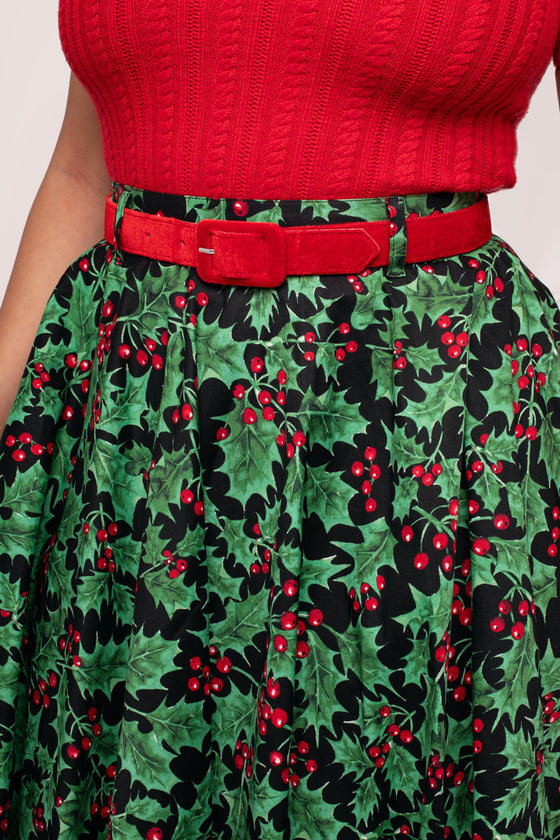Hell Bunny Nicole 50s Skirt Christmas - Pre-order Estimated dispatch 29 August 2025