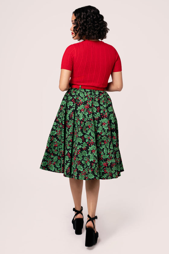Hell Bunny Nicole 50s Skirt Christmas - Pre-order Estimated dispatch 29 August 2025