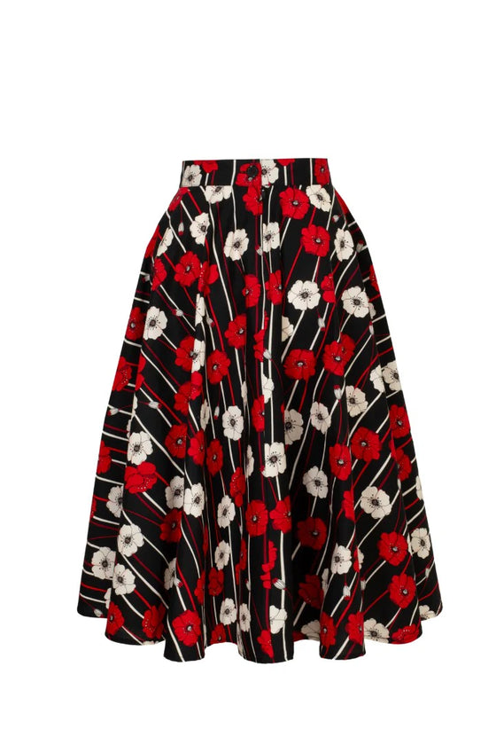 Hell Bunny Poppy 50s Skirt - Pre-order Estimated dispatch 29 August 2025