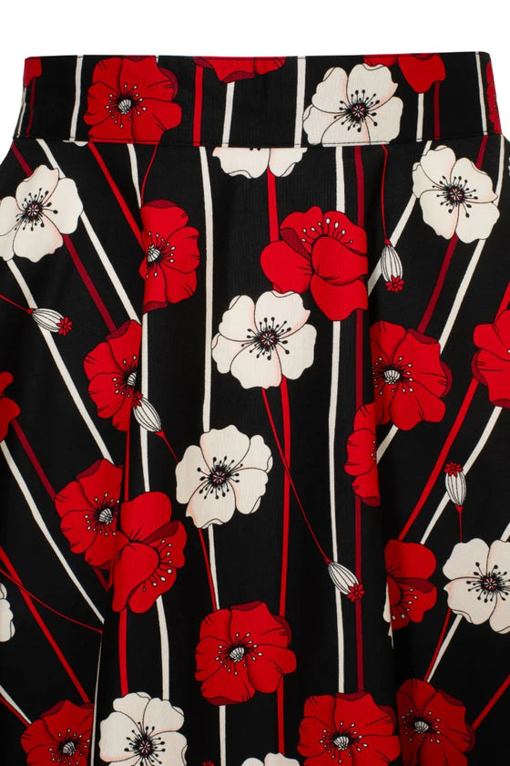 Hell Bunny Poppy 50s Skirt - Pre-order Estimated dispatch 29 August 2025