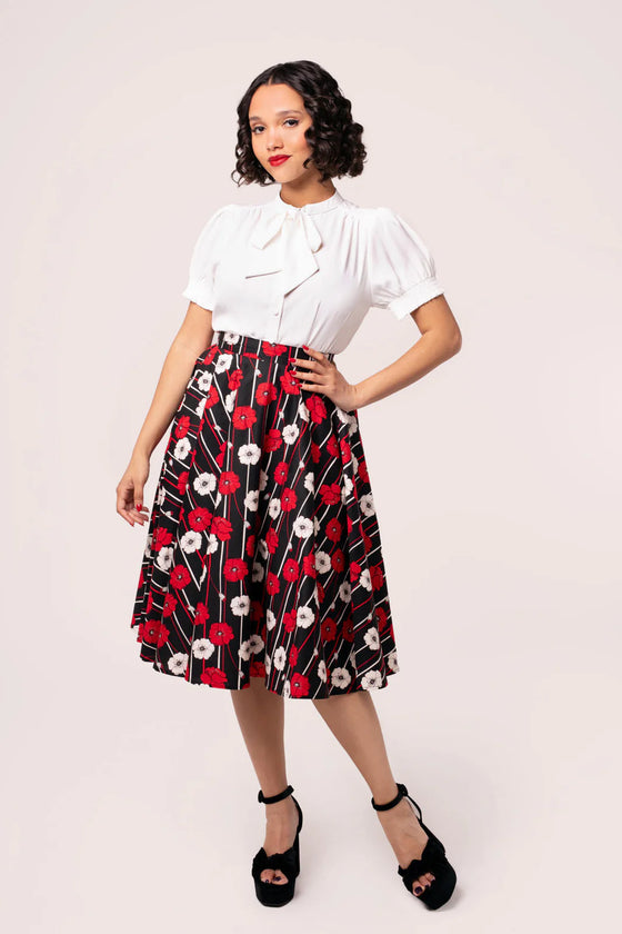 Hell Bunny Poppy 50s Skirt - Pre-order Estimated dispatch 29 August 2025