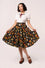 Hell Bunny Grizedale 50s Skirt Forest Print Bunny Squirrel