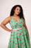 Hell Bunny Sweetie Pie Knee Dress in Green with Icecream Print
