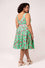 Hell Bunny Sweetie Pie Knee Dress in Green with Icecream Print