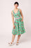 Hell Bunny Sweetie Pie Knee Dress in Green with Icecream Print
