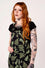 Hell Bunny Gaia Canvas Dungaree / Overalls Foliage Mystical Stretchy