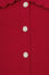 Hell Bunny Maddy Blouse in Red Wardrobe Staple - Pre-order Estimated dispatch 29 August 2025