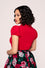 Hell Bunny Maddy Blouse in Red Wardrobe Staple - Pre-order Estimated dispatch 29 August 2025
