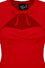 Hell Bunny Priscilla Top in Red Stretchy Jersey