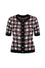 Hell Bunny Leonie Cardigan Gingham Check with Hearts