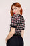 Hell Bunny Leonie Cardigan Gingham Check with Hearts