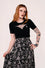 Hell Bunny Cobweb Knit Top with Embroidered Detailing Halloween