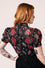 Hell Bunny Blooming Elle Sheer Blouse in Black Skull Print