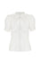 Hell Bunny Turner Blouse in Ivory Wardrobe Staple - Pre-order Estimated dispatch 29 August 2025