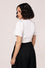 Hell Bunny Turner Blouse in Ivory Wardrobe Staple - Pre-order Estimated dispatch 29 August 2025