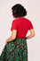 Hell Bunny Poinsettia Knit Top with Embroidered Detailing Christmas -  Pre-order Estimated dispatch 29 August 2025