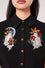 Hell Bunny Ghost Flower Blouse -  PRE-ORDER estimated dispatch 14 August 2026