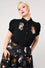 Hell Bunny Ghost Flower Blouse -  PRE-ORDER estimated dispatch 14 August 2026