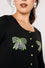 Hell Bunny Millie Black Cropped Cardigan - PRE-ORDER estimated dispatch 14 August 2026