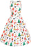 Lady Vintage Hepburn Dress in Nutcracker Print Christmas