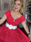 Dolly & Dotty Lily Swing Dress in Red and White Polka dot