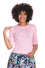 Banned Retro Grace Top in Pink Knitted Jumper Wardrobe staple