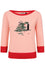 Banned Retro Kiki Purrfect Christmas Knit Jumper in Pink Christmas