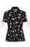 Hell Bunny Kocho Blouse Trippy Butterfly Print