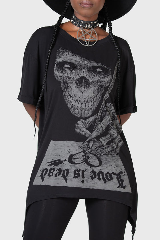 Killstar Love is Dead Drapey Top Swamp Witch