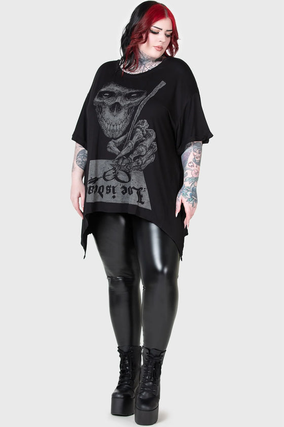 Killstar Love is Dead Drapey Top Swamp Witch