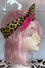 Kitty Deluxe Reversible Wired Headband in Leopard Print & Customisable Reverse