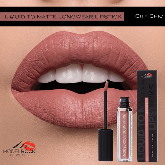 Model Rock Liquid to Matte Lipstick in Shade - City Chic