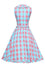 Dolly & Dotty Maverick Shirt Dress in Pink and Blue Check Tartan