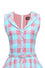 Dolly & Dotty Maverick Shirt Dress in Pink and Blue Check Tartan