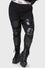 Killstar Night Demon Leggings with Faux Leather Detailing