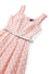 Dolly & Dotty Ophelia Midi Swing Dress in Pale Pink and White Polka dot