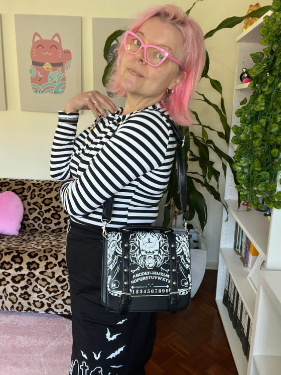 Banned Alternative Ouija Satchel Bag Purse Crossbody Gothic Witchy