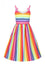 Hell Bunny Over The Rainbow 50's Dress