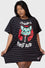 Killstar Purrrfect Pairing T-Shirt Dress Vampire Cat VLAD